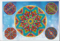 Set de table vibratoire - Etoile neige